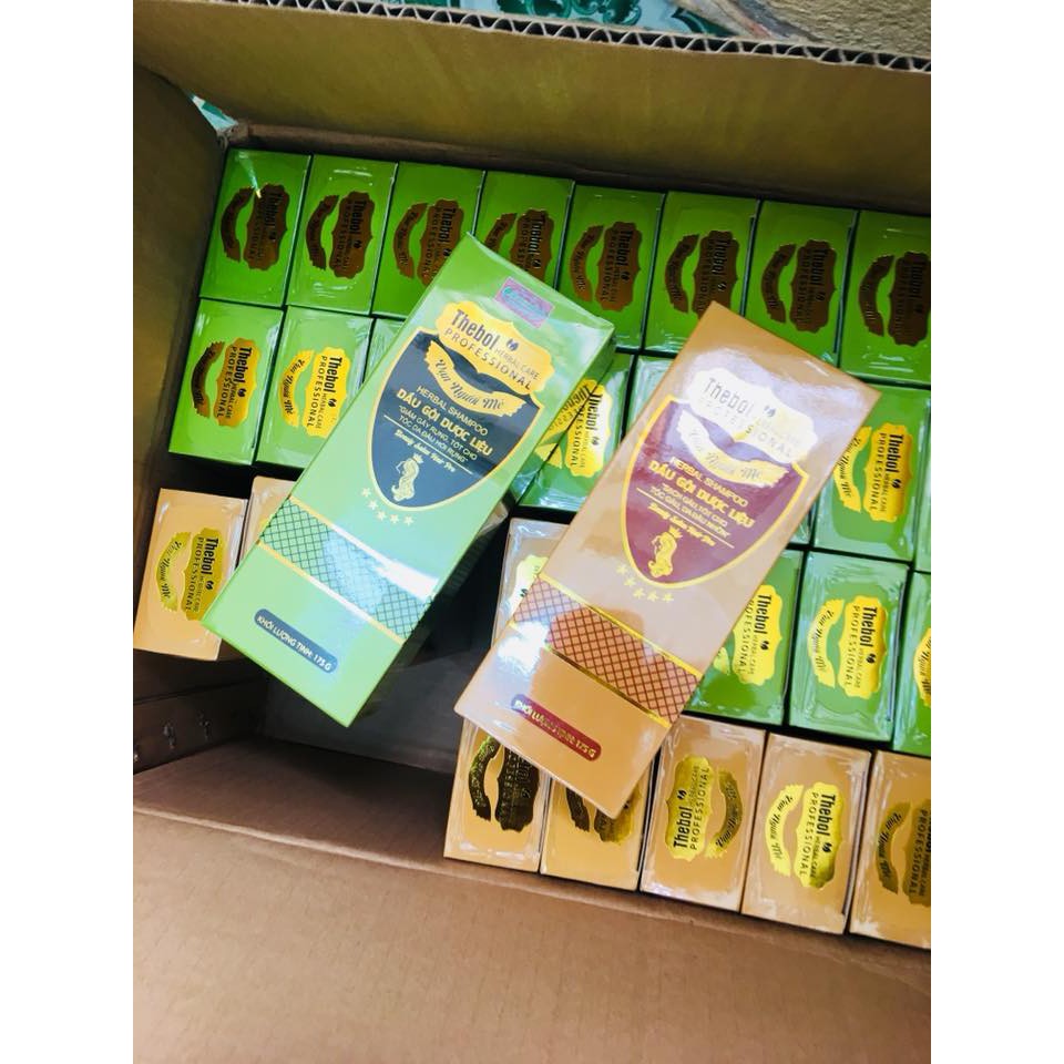 dầu gội dược liệu Thebol trị rụng tóc (xanh) | BigBuy360 - bigbuy360.vn
