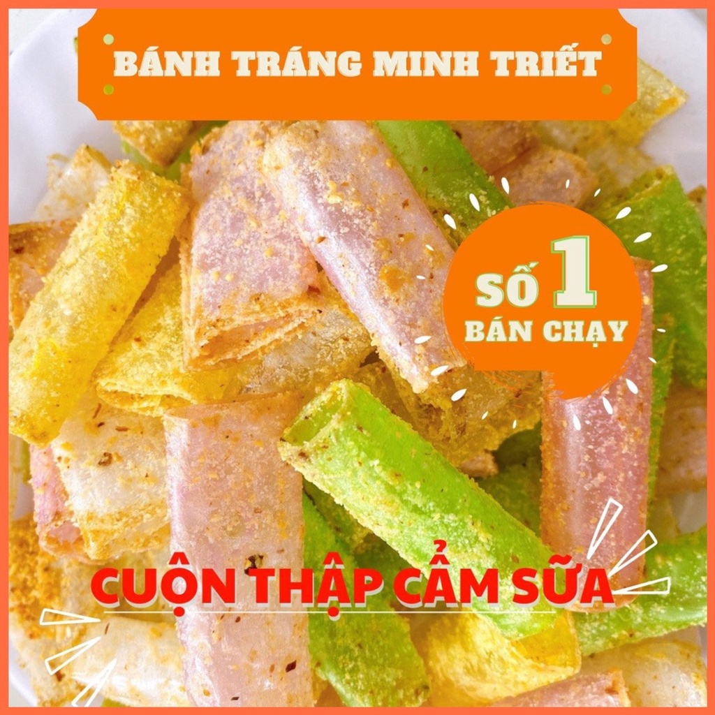 [500gr] Bánh tráng cuộn Thập cẩm Sữa - Bánh Tráng Tây Ninh