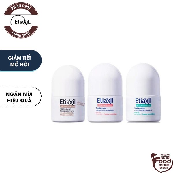 Lăn khử mùi, giảm mồ hôi Etiaxil Detranspirant 15ml [che tên sp khi giao hàng]