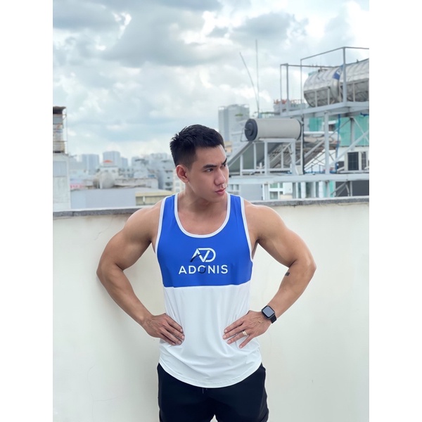 Áo ba lỗ "Adonis The Gentleman" fomr rộng hở lưng xô tôn dáng