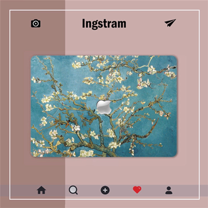 Phù Hợp Set 12 Vỏ Máy Tính Macbook Apple m1 air13 pro notebook 12 15 Họa Tiết Van Gogh