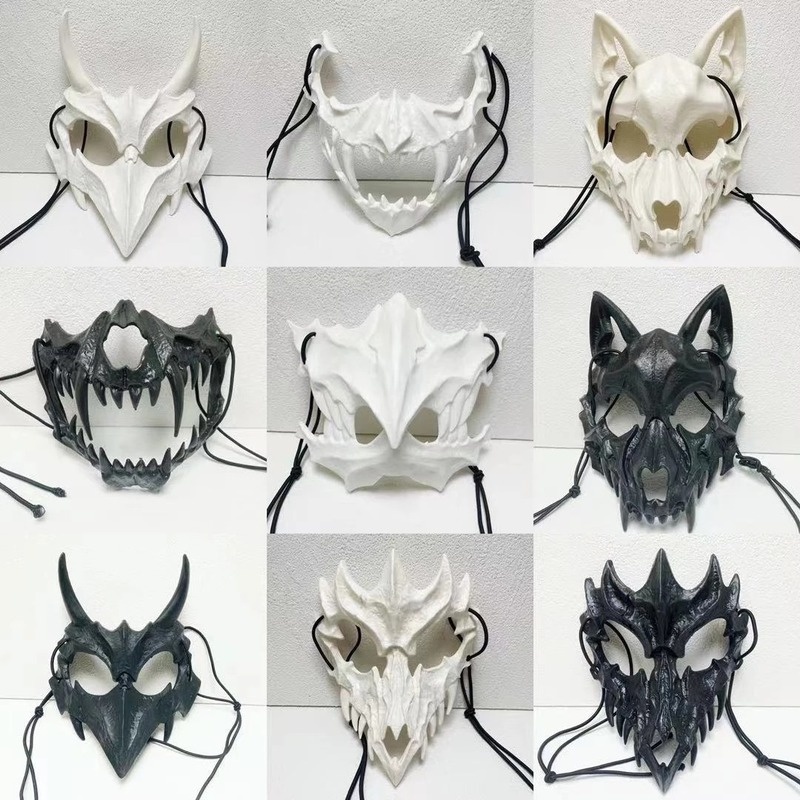 1 Mặt Nạ Hóa Trang Halloween Hình Răng Lâu 3D