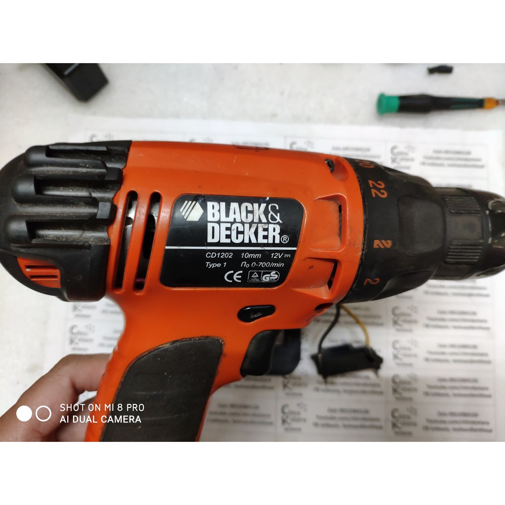Đế chuyển pin máy Black Decker 12V NiCD dạng đầu đút sang dùng hộp pin cài Makita