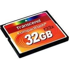 Thẻ nhớ CF Transcend CompactFlash 32GB 133x Speed dùng cho máy ảnh , máy CNC