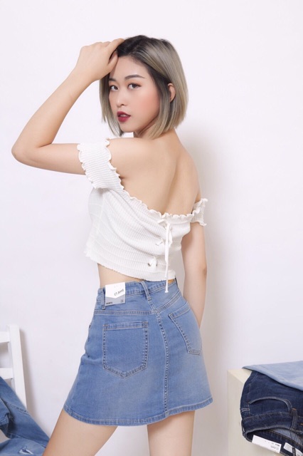 [Hàng VNXK] Quần Jean giả váy VNXK [Ảnh thật] | BigBuy360 - bigbuy360.vn