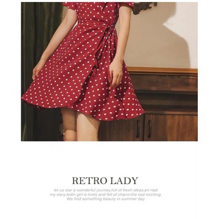 Villy Dress - Đầm bi đỏ