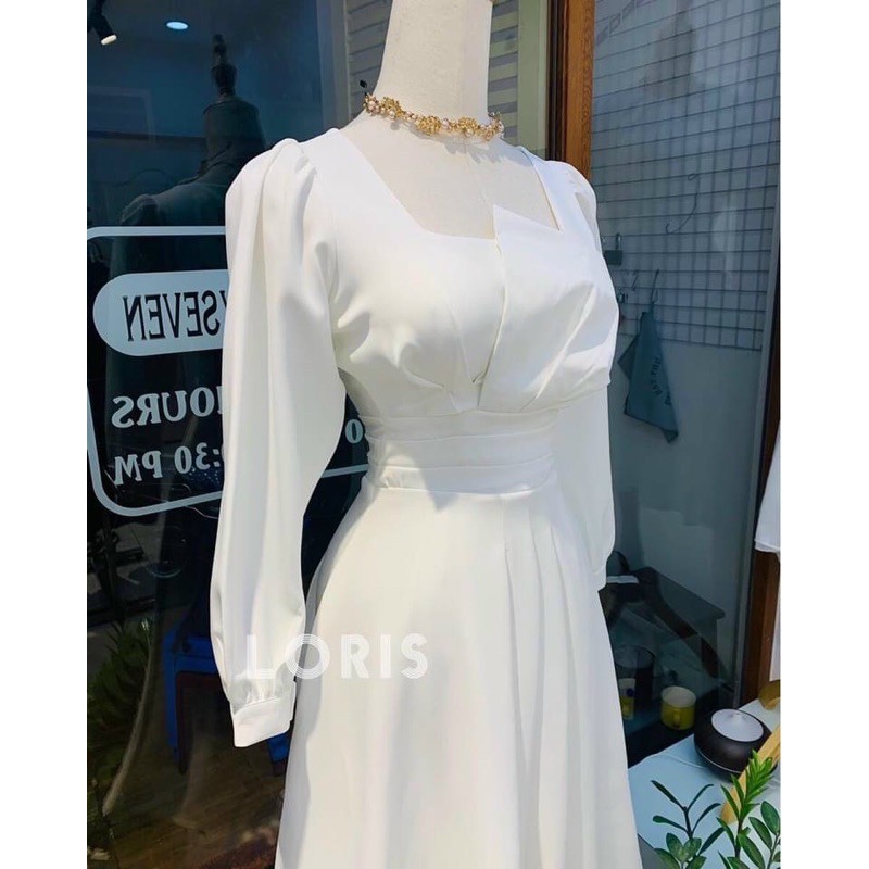 Đầm dự tiệc xếp li ngực bo eo tôn dáng - Đầm Nữ Hoài Thương