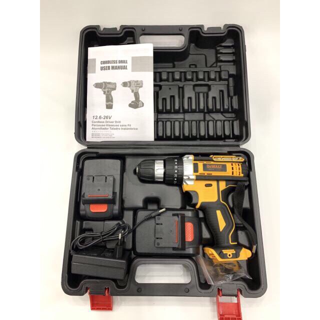 Máy khoan pin Dewalt 26V USA Kèm Búa Khoan Tường