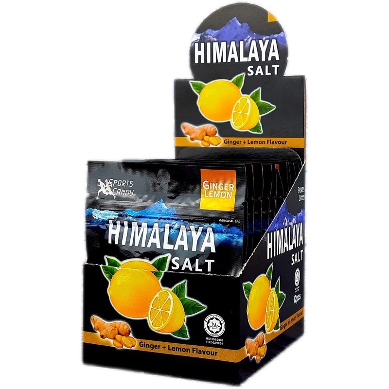 Kẹo ngậm vị bạc hà / vị gừng chanh muối Himalaya Salt Mint / Ginger Candy Lemon Flavour (Gói 15g) thơm miệng, mát họng