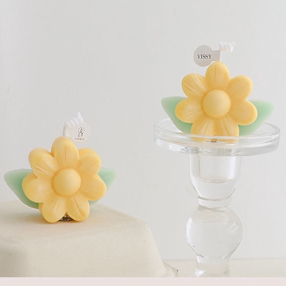 Nến Thơm Hình Hoa Nhỏ Dễ Thương Dùng Làm Quà Tặng Sinh Nhật