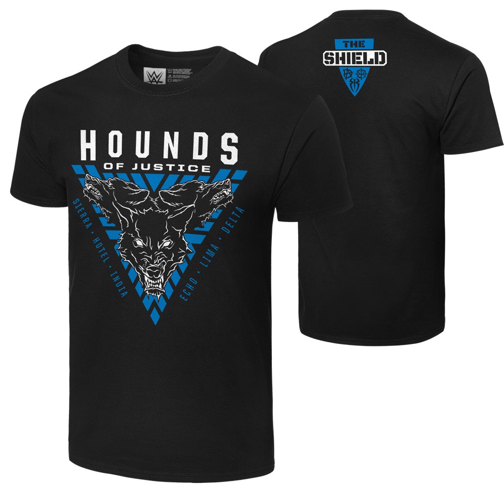 UvXd /Áo Phông WWE The Shield "Hounds of Justice" 2019!