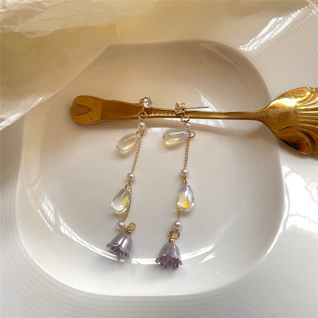 Khuyên Tai Tua Rua Dáng Dài Hình Hoa Phong Cách Trung Hoa Cổ Điển Thời Trang Mới 2022