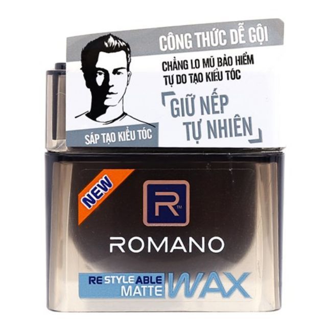 Wax tạo kiểu tóc ROMANO chính hãng