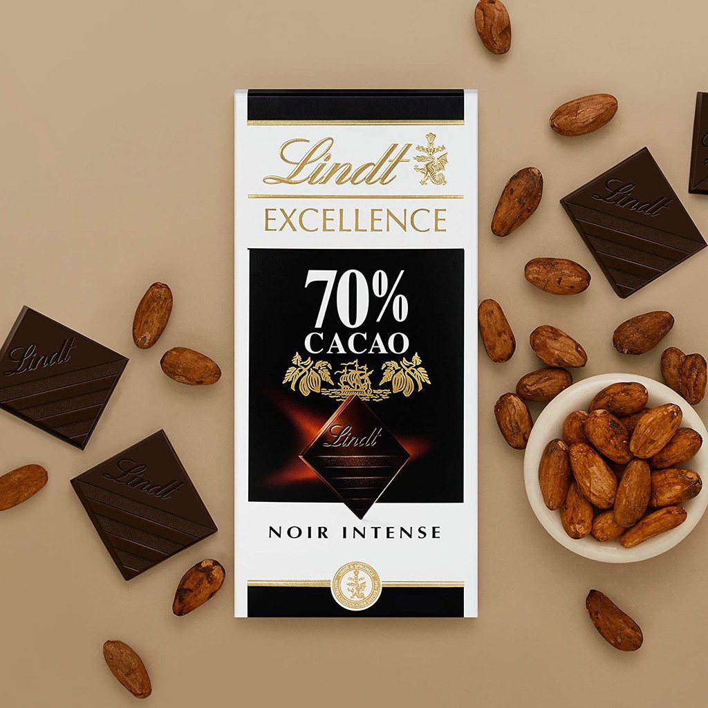 Socola đen 70% cacao 100g - Chocolate Lindt Excellence 70%