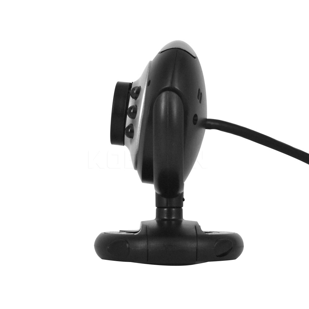 Webcam mini kĩ thuật số tích hợp 6 đèn LED kèm microphone chất lượng HD cắm USB