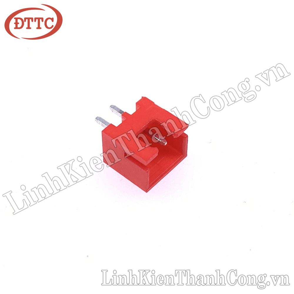 Bộ 5 Chiếc Header 2P XH2.54-2P Đực Thẳng Màu Đỏ