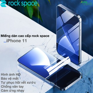 Miếng dán PPF iphone 11 cao cấp rock space hydrogel trong suốt HD bảo vệ mắt, dán màn hình/ mặt lưng điện thoại ip