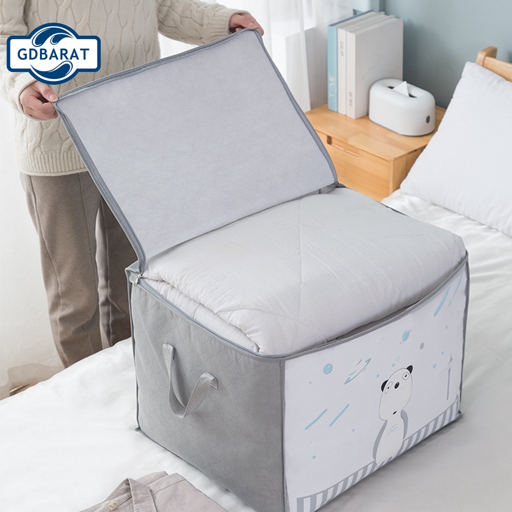 Túi Đựng Quần Áo 2 Kích Thước Lớn Chống Bụi Có Thể Gấp Gọn Tiện Dụng