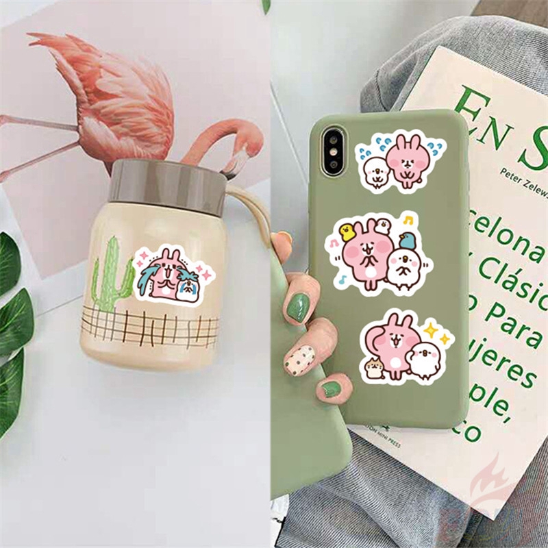 ❉ Piske &amp; Usagi - Kanahei Stickers B ❉ 40Pcs/Set DIY Decals Stickers for Album Diary Laptop Scrapbooks Skateboard
