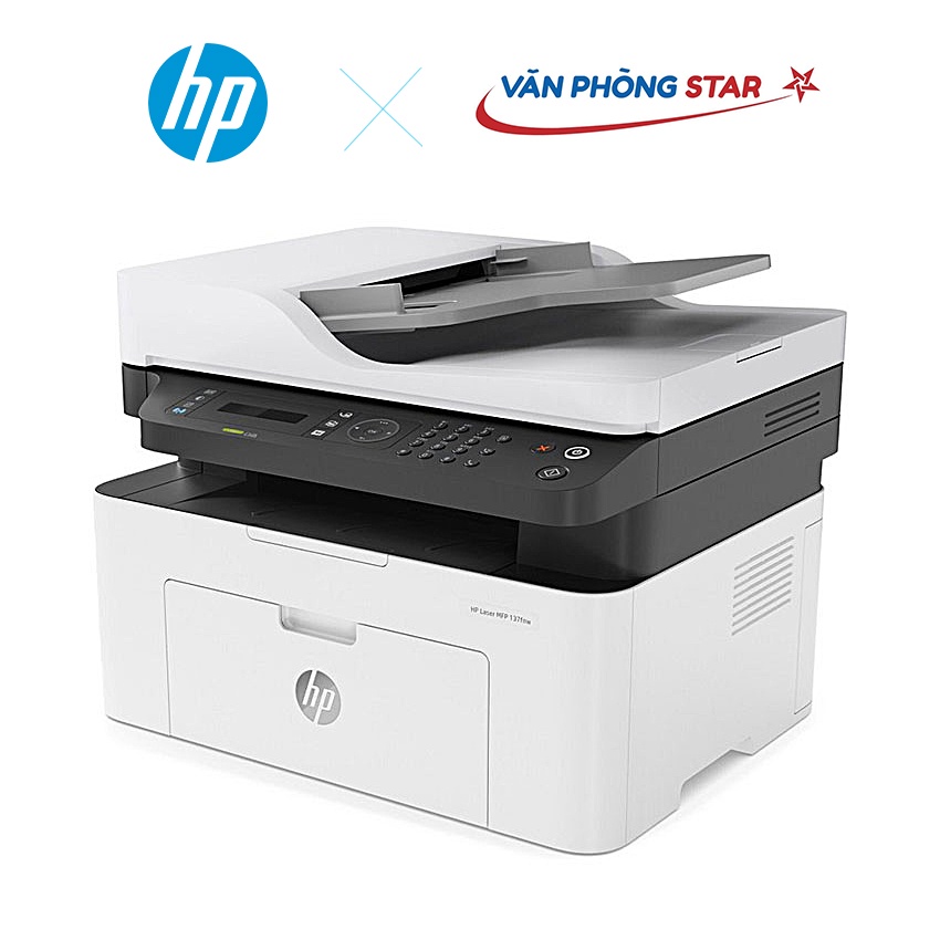 [FREESHIP] Máy in đa chức năng HP Laser MFP 137fnw tại Vanphongstar tốc độ 20 trang/phút. In , scan, copy