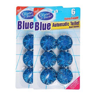 6 Viên Khử Mùi Và Tẩy Bồn Cầu BLUE CLEAN-n-FRESH (6 viên x 50g/viên)