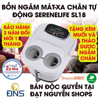[Bảo Hành 2 Năm] Bồn Ngâm Chân Serenelife Sl18 Mát Xa Chân - Nhập Khẩu Chính Hãng Mỹ - Đầy Đủ Co Cq Giấy Tờ Nhập Xuất