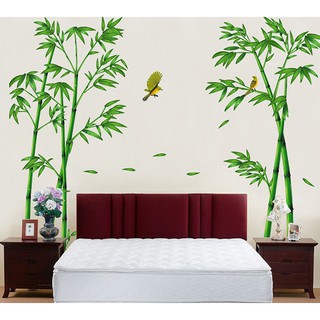 Decal dán tường Cây tre