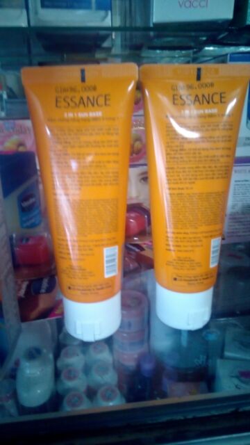 Essance Kem chống nắng trang điểm 3 trong 1 SUN BASE SPF 50