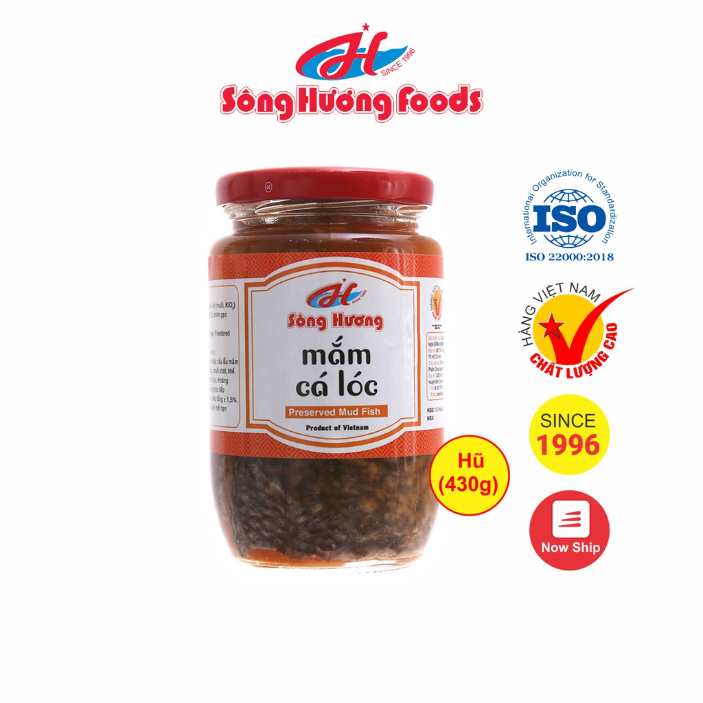 Mắm Cá Lóc Sông Hương Foods Hũ 430g - Nấu lẩu mắm , Chưng trứng , ăn kèm cơm , bún