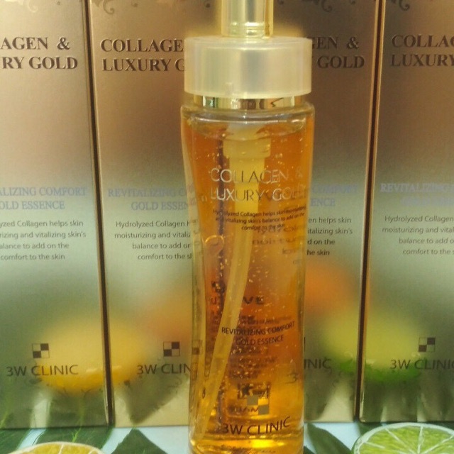 TINH CHẤT DƯỠNG DA VÀNG 24k ESSENCE 3WCLIC - 3W CLINIC COLLAGEN & LUXURY GOLD REVITALIZING