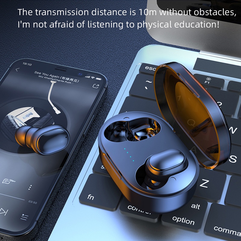 Tai Nghe Bluetooth Không Dây A6R TWS Có Micro ChấT LượNg Cao KèM Phụ KiệN