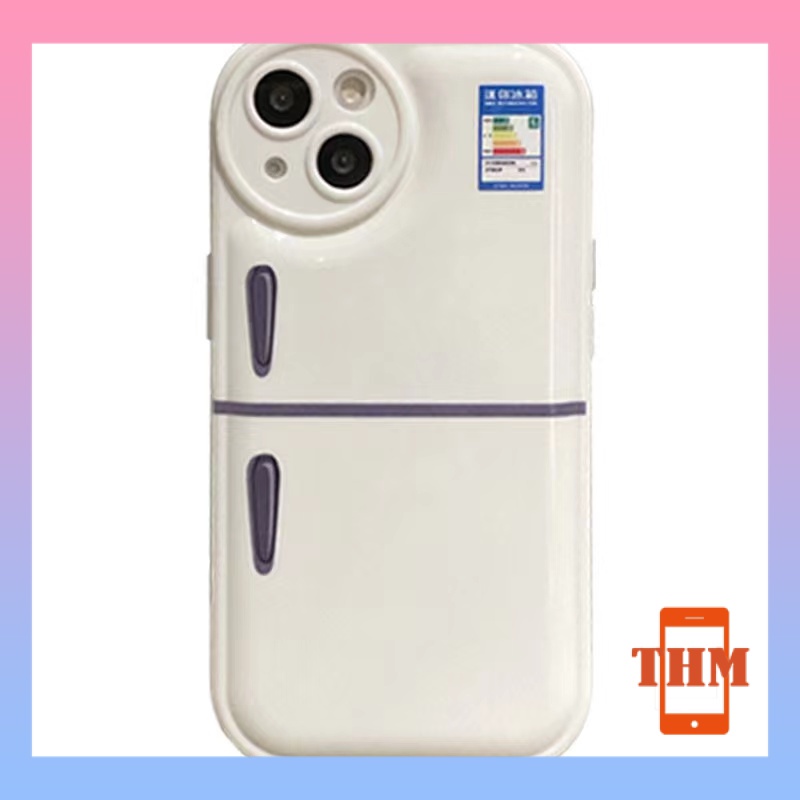 Ốp điện thoại hình tủ lạnh thích hợp cho Iphone 6/S6/6splus/7/7plus/8/8plus/xs/11/12/13/14/Pro/Max/Plus/promax - 5017