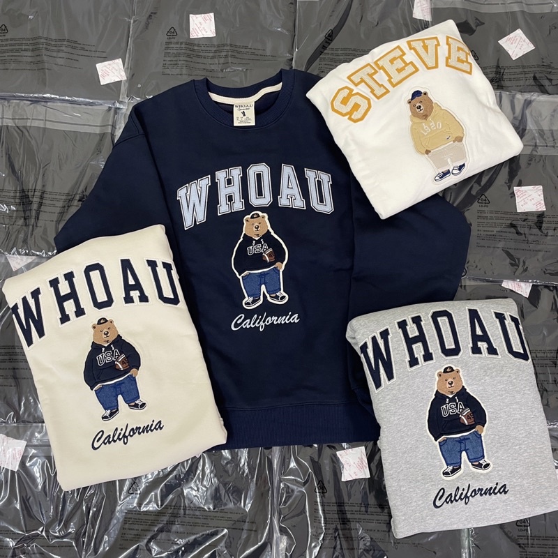 áo Sweater WHOAU KOREA chính hãng.