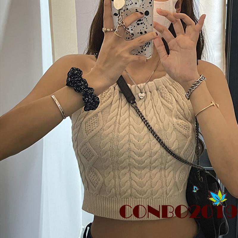 Áo Hai Dây Thiết Kế Quyến Rũ Thời Trang Xuân Thu Cho Nữ