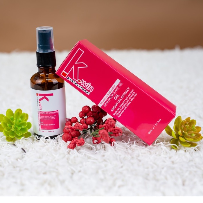Tinh Dầu Nước K.win 50ml ngăn chẻ ngọn dưỡng ẩm giúp tóc chắc khỏe
