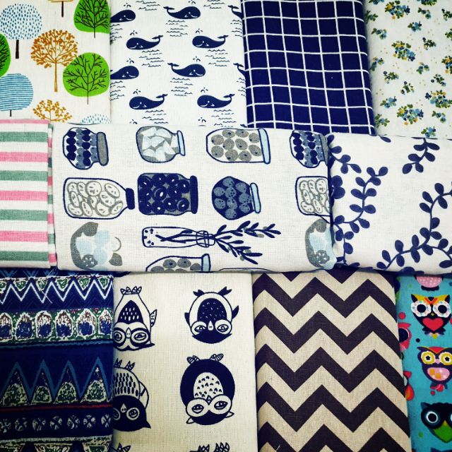 Vải linen, canvas trang trí, may rèm, màn, khăn trải bàn, túi, áo gối