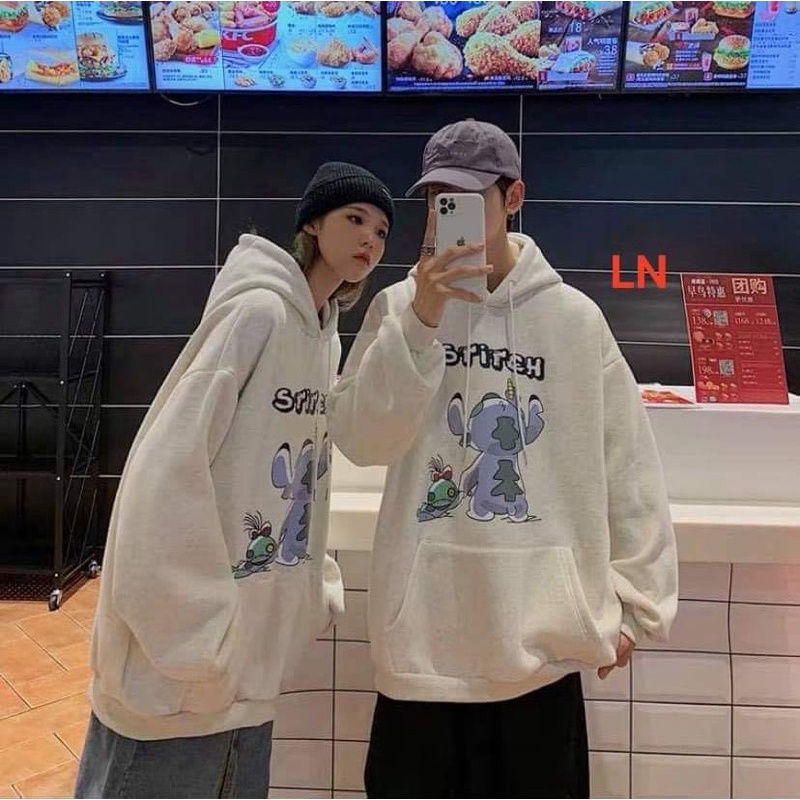 Áo hoodie thú STICK kéo LN11