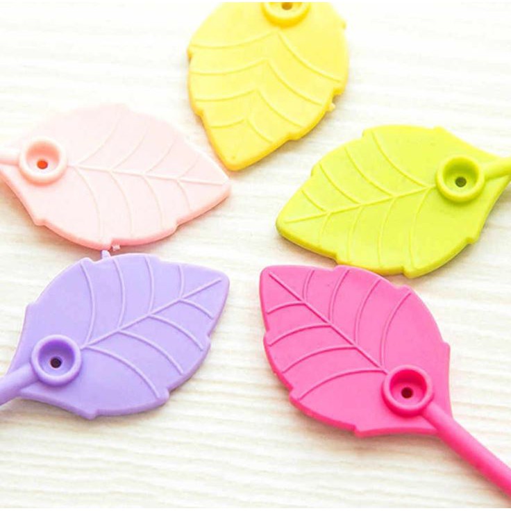 Dây cột miệng túi, dây cáp hình chiếc lá xinh xắn