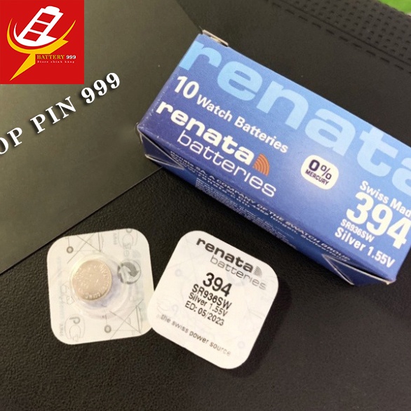 Pin đồng hồ SR936SW 394 Renata SR936 936 - Pin Chính Hãng