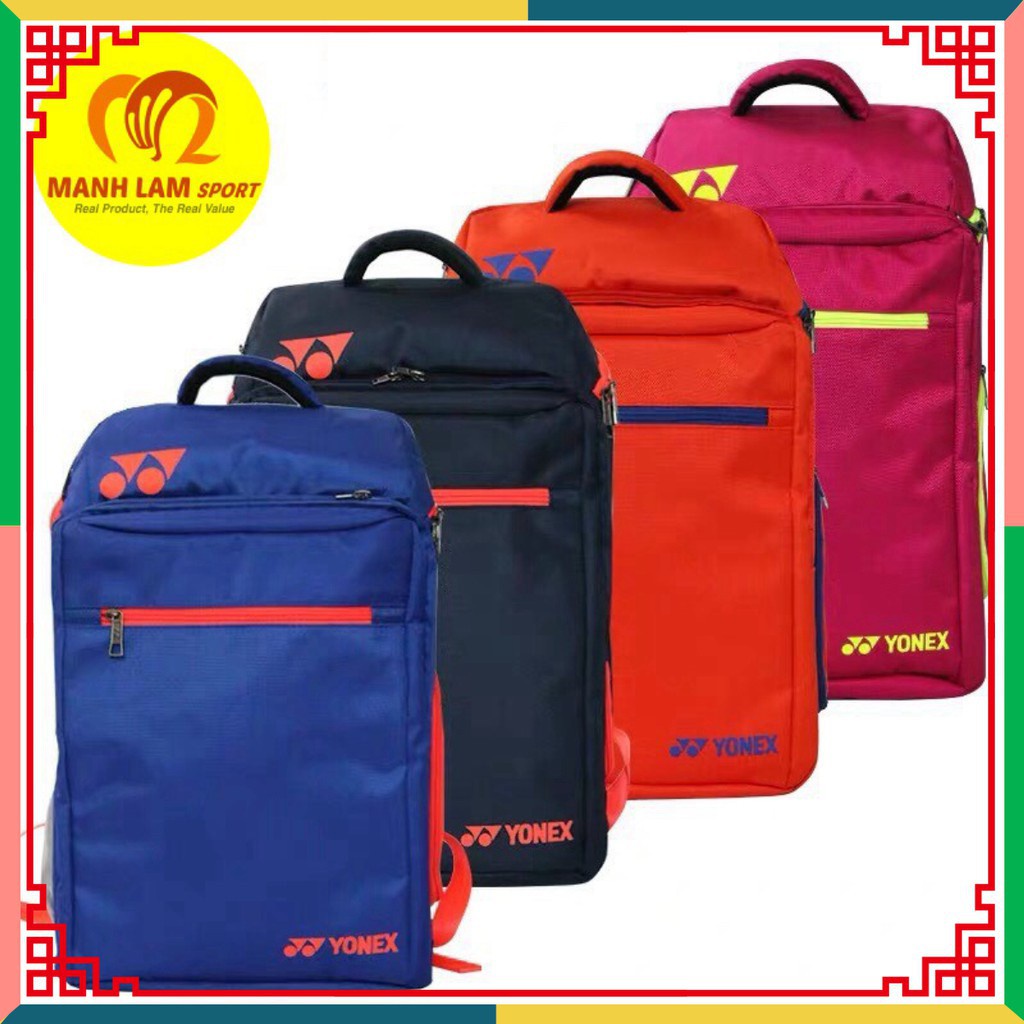 1 [Ưu đãi] Balo thể thao cầu lông Yonex BAG006 chuyên dụng cầu lông, nhỏ gọn, tiện lợi, nhiều ngăn, mẫu mã đa dạng 3