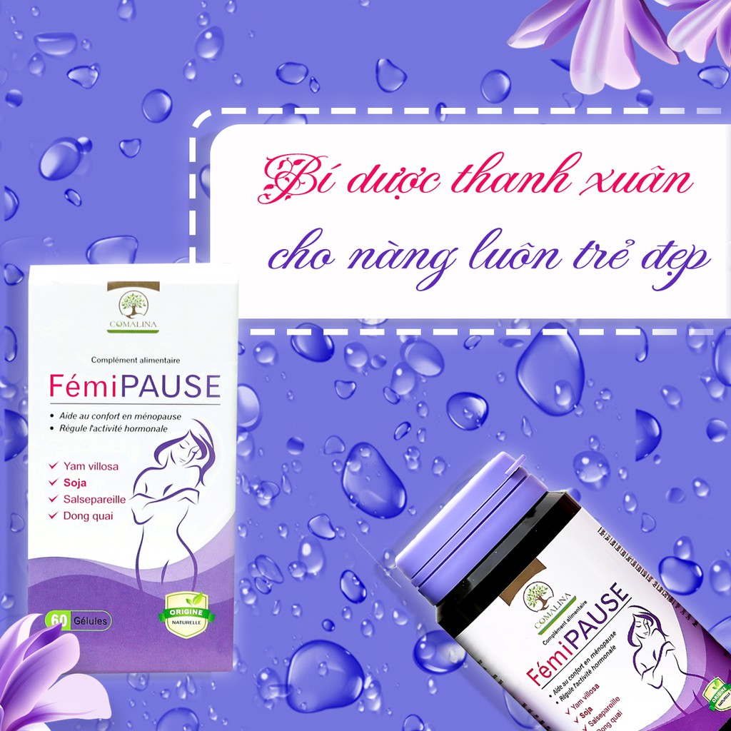 Femi Pause - Giúp cân bằng nội tiết tố nữ. Hỗ trợ làm giảm các triệu chứng do suy giảm nội tiết tố,tăng cường sinh lý nữ | BigBuy360 - bigbuy360.vn