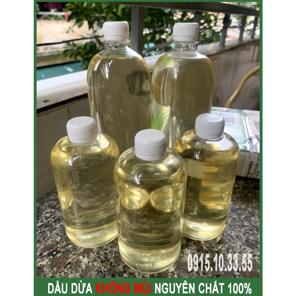 1 lít  - Dầu Dừa Không Mùi , nguyên chất 100%