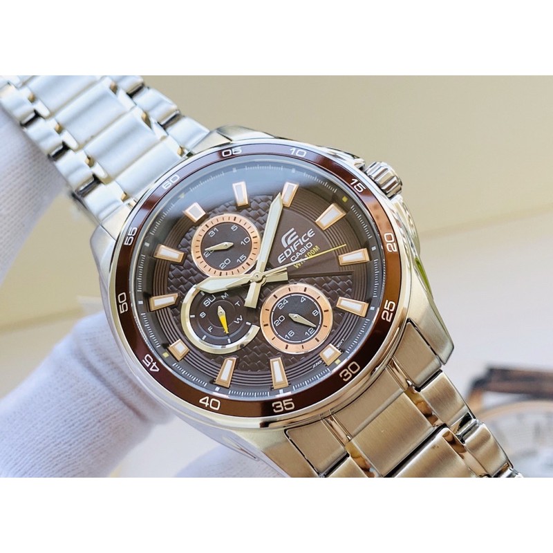 Đồng hồ kim nam dây thép Casio Edifice EF 334D 5AVDF