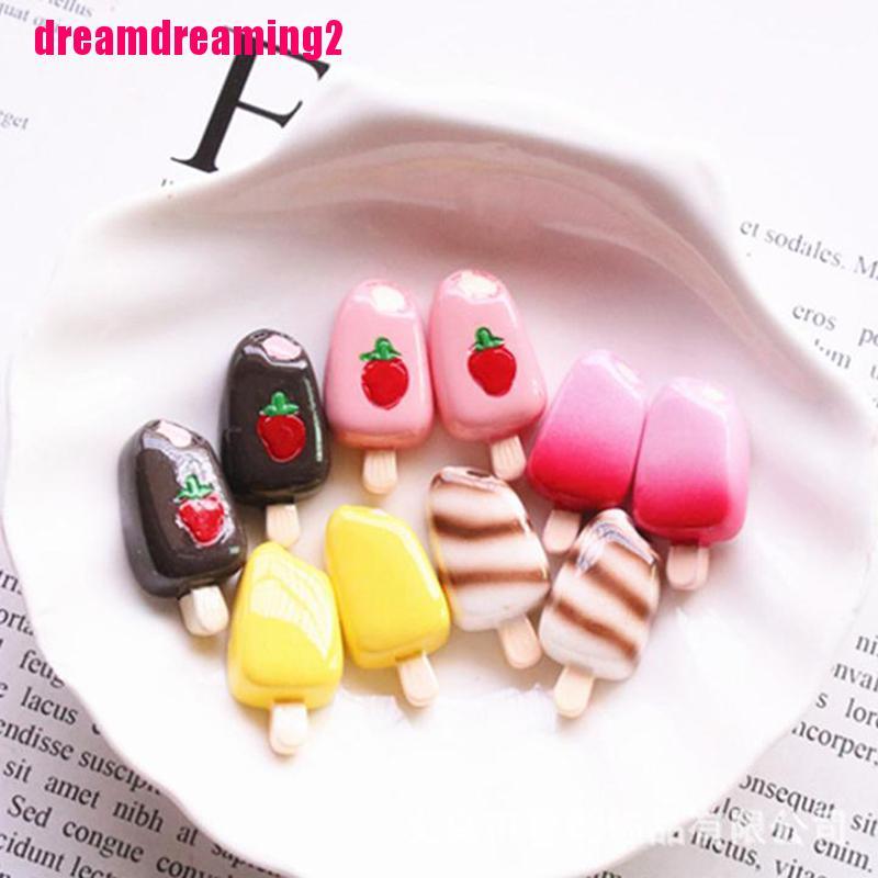 Bộ 5 Que Kem mini Tỉ Lệ 1: 12 / 1: 6 Trang Trí Nhà Búp Bê