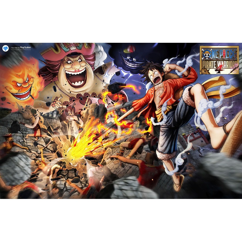 Đĩa Game Ps4 : One Piece Pirate Warriors 4