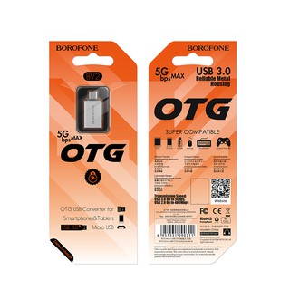 Đầu chuyển đổi Micro USB OTG BOROFONE BV2