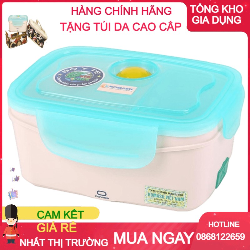 Hộp cơm cắm điện Komasu(tặng túi) Hàng chính hãng