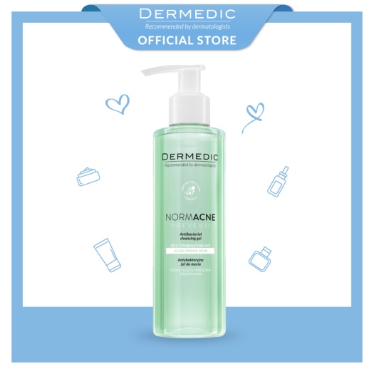 Gel làm sạch dành cho da dầu da mụn Dermedic Normacne Antibacterial Cleansing Gel 200ml