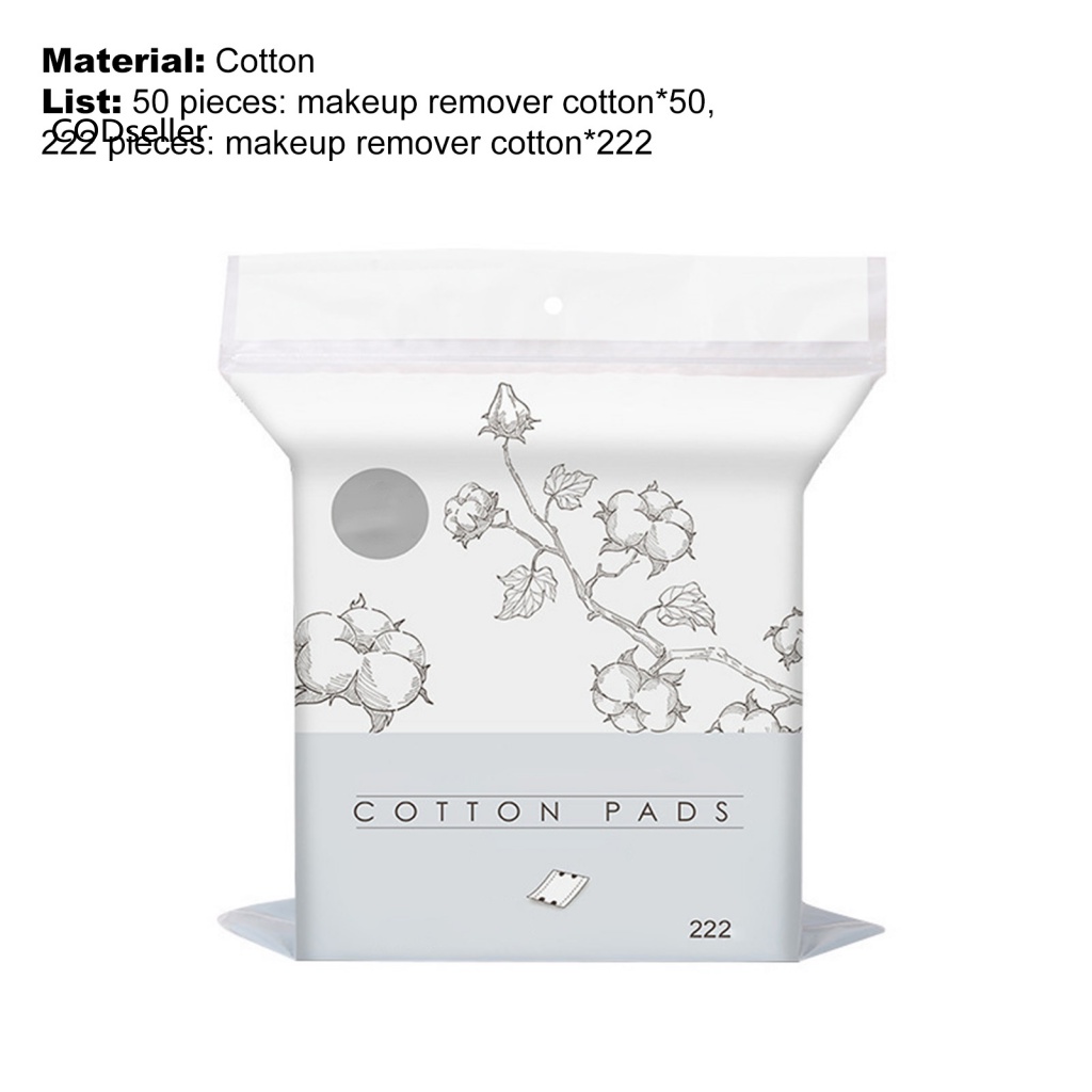 Set 50 / 222 Miếng Bông Tẩy Trang Hai Mặt Bằng Cotton