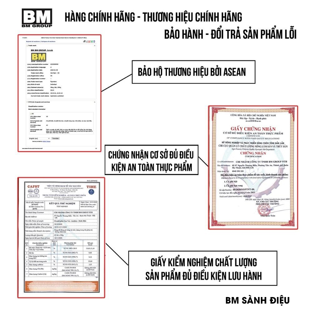 Cà Phê Phin Giấy - Hộp 10 Phin - BM SÀNH ĐIỆU, hạt cà arabica hái chín, rang mộc, nguyên chất - BM GROUP | BigBuy360 - bigbuy360.vn